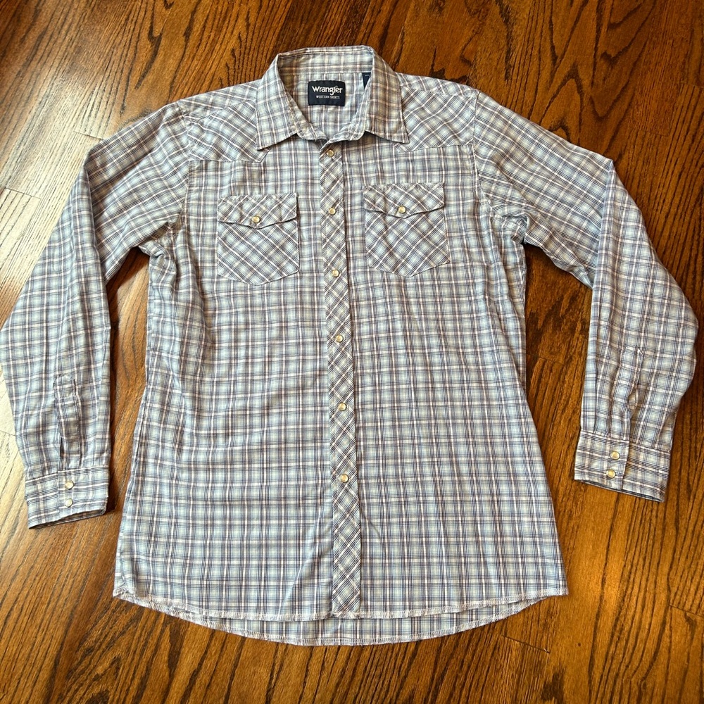 Boys’ Western Wrangler Button Down Shirt